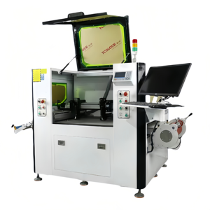 Tự động đôi đầu PVC giấy cuộn Để tấm máy cắt <span class=keywords><strong>laser</strong></span> cho chống peeping phim và Quang Cắt phim - Product Image 1