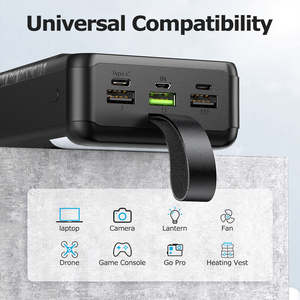 بنك طاقة محمول بقوة 22.5 واط وسعة 36000 مللي أمبير/ساعة و60000 مللي أمبير/ساعة للاستخدام الخارجي، متوفر في المخزون الأمريكي - Product Image 2