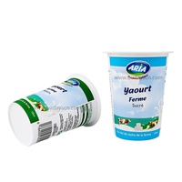 Vasos de plástico desechables para hacer helados, de gelatina PP, personalizables, IML, 140ml