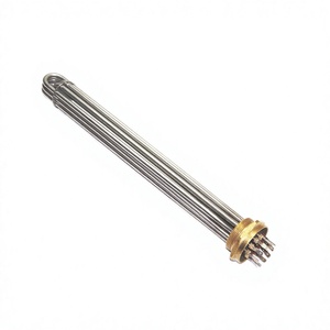 Chauffe-eau électrique écologique Hotstar gris en acier inoxydable Cr-Ni 8,5 mm 10 kW 5x2000 W 480 mm 220 V industriel US OEM 761-1 - Product Image 1