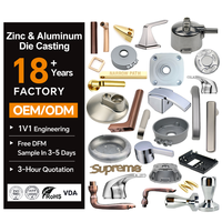 Pièces moulées sous pression en alliage de zinc et d'aluminium Zamak OEM personnalisées de précision pour la fabrication de boîtiers métalliques de haute qualité