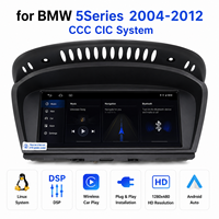Système Linux 8,8 pouces avec CarPlay sans fil et Android Auto pour BMW Série 5 E60 E61 E63 E64 E90 E91 E92 2004-2012 Écran tactile IPS