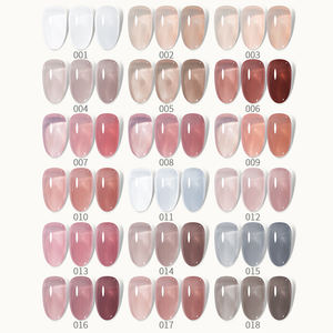 निः शुल्क नमूने जेली नग्न 18 रंग जेल पॉलिश निजी लेबल को यूवी जेल नाखून पॉलिश - Product Image 5