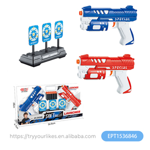 EPT Soft Eva <strong>Bullet</strong> Two Gun Boy ToysToddler Boys Kids Gun Toy Set with Target Stand for Children <strong>5</strong> Year Old - Product Image 6