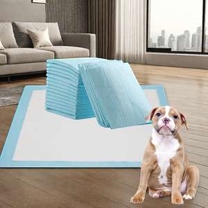 Wholesale Eco-Friendly Extra Large <strong>Disposable</strong> Cotton Fiber Dog <strong>Pee</strong> <strong>Pads</strong> Super Absorbent Leak-Proof <strong>Puppy</strong> Potty Training - Product Image 1