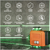 Niveau laser vert électronique auto-nivelant OwiHaerxis 360, 5 points, batterie rechargeable 4000 mAh, qualité industrielle professionnelle pour le bricolage
