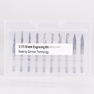 卸売価格 ポータブルで耐久性のあるCNCウッドエンドミルセット 木工用ルータービット - Product Image 2