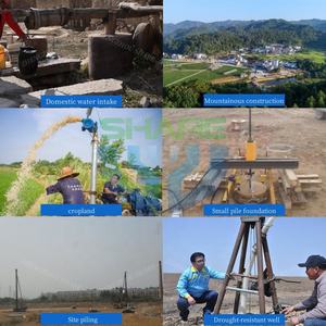 เครื่องเจาะบ่อน้ำดีเซลแบบคนเดียว ราคาเครื่องเจาะบ่อ - Product Image 6