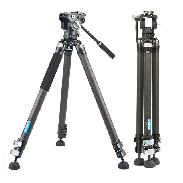 Photography CAVIX VF363 Travel Shooting Light-weight Professional Portable Carbon Fiber Camera Video Tripod