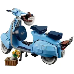 23001 Vespa 125 yapı modeli kız ve erkek hediye motorcar modeli için 1106 adet montaj kiti oyuncaklar MOC yapı setleri