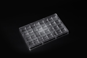 Moldes cuadrados de chocolate de 10G para hornear, confitería, grado alimenticio, desechables, seguros, ecológicos, gran oferta - Product Image 2