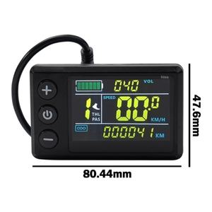 BAIJIA CS866 5 pines 24V/36V/48V Velocímetro con Pantalla LCD TFT para Bicicleta Eléctrica con Motor sin Escobillas, Repuestos para Bicicletas Eléctricas - Product Image 3