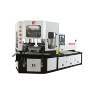 Máquina de moldeo por inyección y soplado de alta eficiencia IBM45 que procesa plástico HDPE PVC PE EVA PP con componentes de PLC de motor central