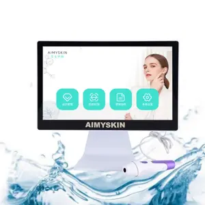 Terbaru digital dermatoskop penguji kelembaban wajah mesin penganalisa kulit wajah