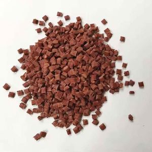 เม็ดพลาสติกเรซิน PBT สีแดง รูปทรงอนุภาค วัสดุเกรดสำหรับฉีดขึ้นรูป - Product Image 1