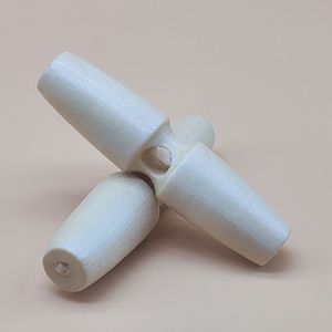 Nhà Máy Tùy Chỉnh 2-Lỗ Bằng Gỗ Nút Hình Chữ Nhật Gỗ Tự Nhiên Ô Liu Hình Dạng Áo Nút Vải Sừng Nút Nhà Sản Xuất Cho Hàng May Mặc - Product Image 6