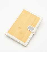 Kunden spezifisches Logo Drucken neues Design A5 Bambus mit PU Cover Journal Tagebuch Notizbuch Magnets chnalle