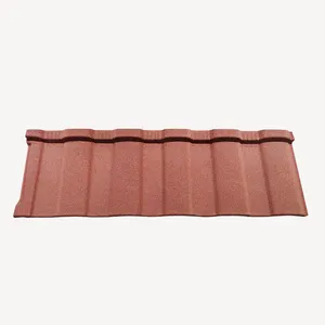 弯曲的屋顶板罗马瓷砖乌干达石材涂层屋顶瓷砖