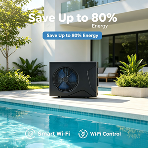 Bomba de Calor para <span class=keywords><strong>Piscina</strong></span> con Control WIFI, Mini <span class=keywords><strong>Calentador</strong></span> <span class=keywords><strong>Solar</strong></span> DC, Bomba de Calor de Aire R32 para <span class=keywords><strong>Piscina</strong></span>, la Más Vendida - Product Image 1
