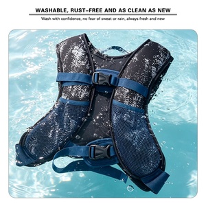 Gilet lesté MKAS nouvelle conception en hydrogel rafraîchissant avec bande réfléchissante, respirant et lavable, pour l'entraînement de force - Product Image 5