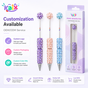 Penne Gel KAIX Premium con Perle di Cristallo da 0,5mm, Scrittura Fluida, Inchiostro Non Sbavabile, Ideali per Regali Scolastici - Product Image 3