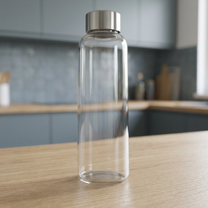 Botella de Reactivo de Vidrio Borosilicato con Tapa Metálica Plateada, Cilíndrica, de Ajuste Seguro, para Laboratorio, Capacidad de 500ML/1000ML, OEM SAMCO LAB - Product Image 3