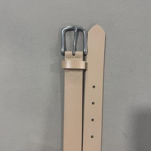 <span class=keywords><strong>Cintura</strong></span> da <span class=keywords><strong>Donna</strong></span> in Vera Pelle di Alta Qualità, <span class=keywords><strong>Beige</strong></span> Tinta Unita, con Fibbia in Metallo, <span class=keywords><strong>Cintura</strong></span> Casual Decorativa - Product Image 4