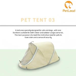 Carpa Plegable para Mascotas, Material Oxford Ecológico, Cierre <span class=keywords><strong>de</strong></span> Cremallera, Ligera y Portátil, para <span class=keywords><strong>Perros</strong></span> Pequeños y Gatos, Uso Interior y Exterior, <span class=keywords><strong>Camping</strong></span> - Product Image 1