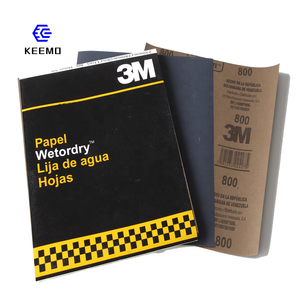 Pulido abrasivo 3 M impermeable arena látex papel <span class=keywords><strong>lija</strong></span> <span class=keywords><strong>Lija</strong></span> 3000 80 hojas para fabricante de automóviles - Product Image 2