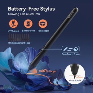 Tablette graphique UGEE S640, tablette de <span class=keywords><strong>dessin</strong></span> de 6 pouces, tablette numérique avec stylet, planche à <span class=keywords><strong>dessin</strong></span>, stylet 8192 pour Android, Windows, <span class=keywords><strong>Mac</strong></span>, ordinateur portable - Product Image 4