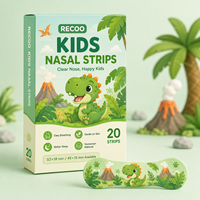 Bandes nasales sportives personnalisées pour soulager le ronflement, produit de santé, couleur et emballage personnalisables, bande adhésive pour le soin du nez pour enfants