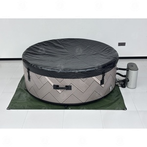 Jacuzzi Inflable Aislado Térmicamente, Resistente, Espacioso, <span class=keywords><strong>para</strong></span> 4-6 Personas, <span class=keywords><strong>Piscina</strong></span> Spa <span class=keywords><strong>para</strong></span> Reuniones y Ocio al Aire Libre, 2026 - Product Image 3