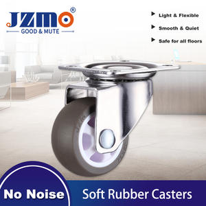 25mm Möbelrollen Schwenkbare TPE-Laufrollen 38mm 50mm 1 1,5 Zoll Verstellbar Modernes Design für Krankenhäuser Hotels - Product Image 1