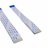 0.3mm-2.54mm pas 150mm longueur 10pin même côté câble ffc plat flexible