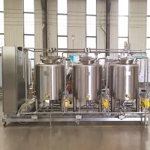 Sistema automático de limpieza CIP de acero inoxidable para elaboración de cerveza, unidad de limpieza CIP de 300L, 500L, 800L, 1000L y 3000L