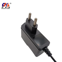 Alimentation murale personnalisable AC/DC 12V 24V 1A 0.5A avec prise Inde – Adaptateur secteur pour éclairage et affichage