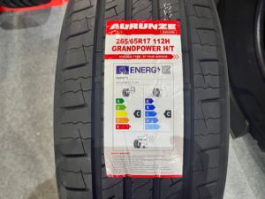 Neumático para Auto de Pasajeros 225/65R17 102H Marca Aurunze, Bajo Consumo y Alto Rendimiento de Drenaje - Product Image 3