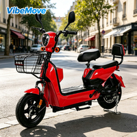 Trottinette électrique à deux roues avec moteur de moyeu arrière, usage domestique, longue autonomie, 48V 350W, cadre en acier haute teneur en carbone, autonomie 55-65 km, vitesse 25 km/h, pour adulte