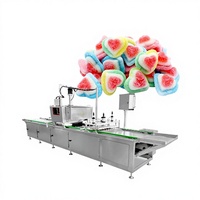 Nouvelle ligne de production de bonbons gélifiés industriels TGmachine TG400S, machine de fabrication de bonbons gélifiés à haute efficacité, 150-600 kg/h