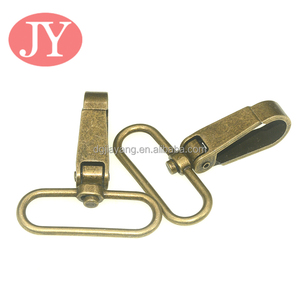 जियांग हैंडबैग चमड़े के थोक सामान पार्ट्स धातु स्नैक हुक स्लाइडर बकल - Product Image 1