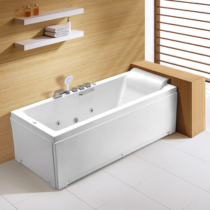 Vasca da Bagno Turca Relax per Una Persona, Mini Vasche da Bagno per Interni, Vasca Rettangolare Autoportante in Acrilico per il Bagno - Product Image 4