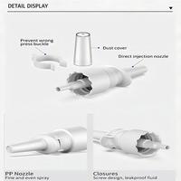 Pulvérisateur nasal de qualité médicale, pompe à brume liquide, flacon en plastique PET anti-fuite avec pompe, imprimé sérigraphié, vente en gros