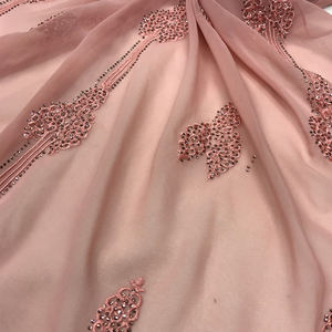 高級ゴールドシフォンヘッドスカーフソリッドソフトロングイスラム教徒スカーフ女性用ヒジャーブムスルマンショールとラップフラードイスラム - Product Image 5