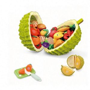 Ensemble de jouets de cuisine pour enfants, fruits et légumes à découper, jouets en plastique de la marque Toysrunner, pour les enfants de 12 ans et plus - Product Image 1