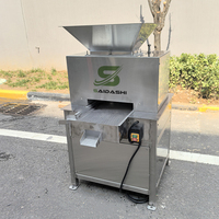 Industriële citruspers met dubbele roller en motor, 220V, SUS304 behuizing voor de verwerking van citroen, sinaasappel en mandarijn.