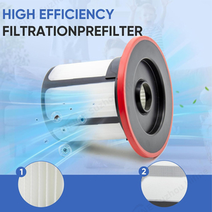 Filtre de remplacement pour <span class=keywords><strong>aspirateur</strong></span> <span class=keywords><strong>sans</strong></span> <span class=keywords><strong>fil</strong></span> Bosch BKS6111P/BCS611AM, filtre HEPA - Product Image 4