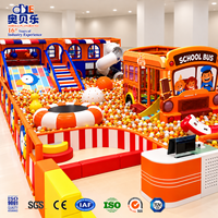 Équipement de terrain de jeu intérieur pour enfants, respectueux de l'environnement, avec toboggan en spirale et trampoline, à thème éducatif multi-niveaux et convivial, pour centre commercial