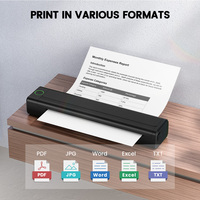 Nueva Impresora Portátil NEWYES de 8 Pulgadas Sin Tinta Mini A4, Impresora Térmica Móvil Inalámbrica, Mini Impresora A4 Sin Tinta