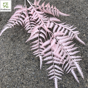 Foglie di Felce Artificiali Colorate <span class=keywords><strong>in</strong></span> Plastica, Foglie Rosa e Blu per Decorazioni di Matrimoni, Casa e Hotel - Product Image 2