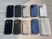 Étui fin pour iPhone 15 Pro Max, coque arrière mate, sensation de peau, étui de téléphone en PP pour iPhone 15 Pro, coque nue
